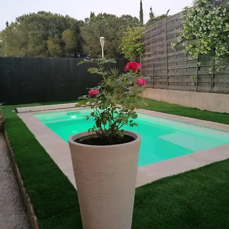Mimilou Mont St Loup Piscine Privee Appartement Agde Buitenkant foto