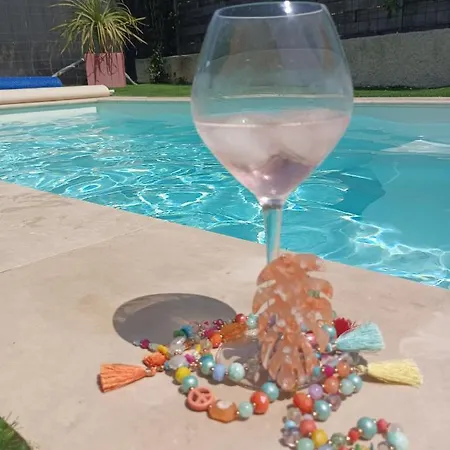 Mimilou Mont St Loup Piscine Privee Appartement Agde Buitenkant foto
